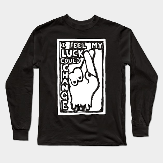 Lucky - Radiohead Illustrated Lyrics - Inverted. Long Sleeve T-Shirt by bangart